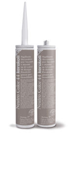Sellante decorativo para fachadas y mármoles , referencia Neutro Color de Kerakoll. Color: 44
